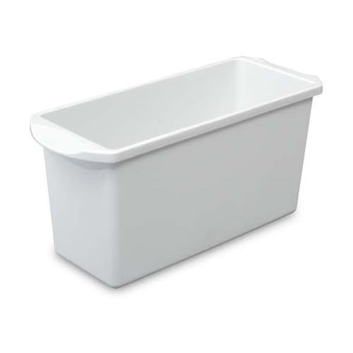 Plastic Ice Cube Bin, White